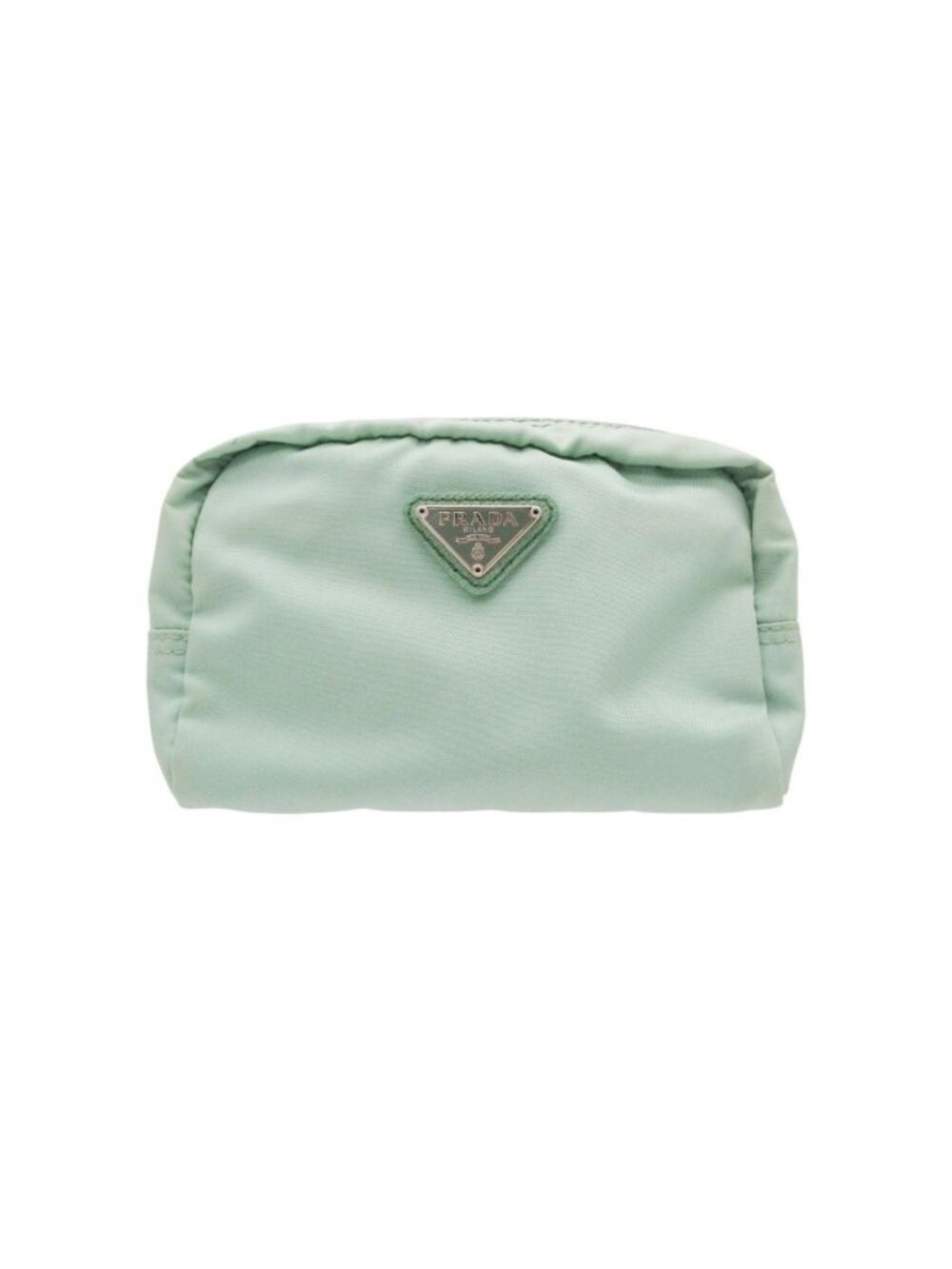 Prada Pouch Tessuto Cosmetics Makeup Nylon Mint Green - Picture 1 of 10